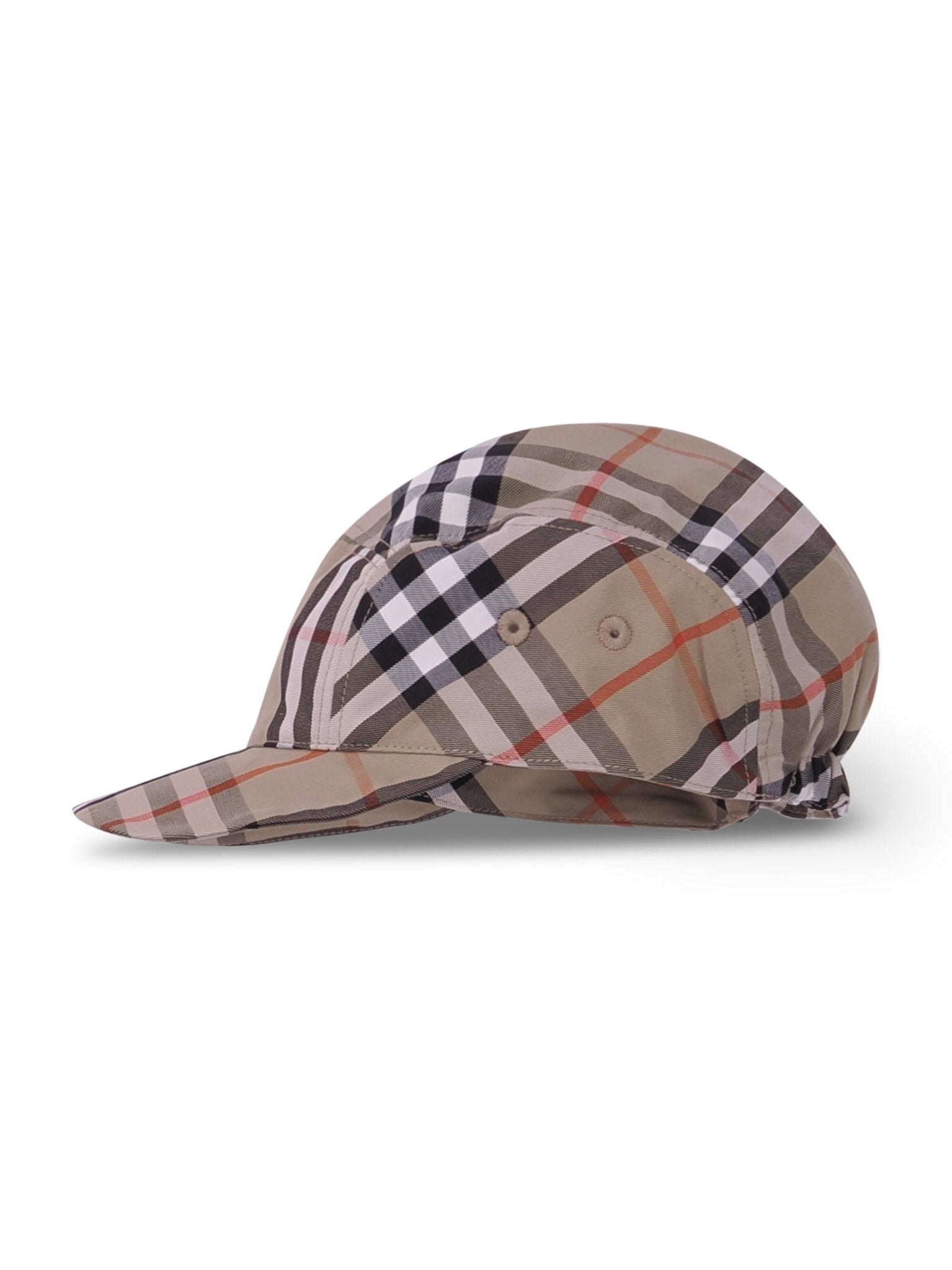 Set tre pezzi per neonato Burberry Kids beige con caratteristico motivo Vintage Check - Rubino Kids