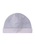 Set tre pezzi per neonato Fendi Kids azzurro con stampa Cavallino Fendi - Rubino Kids