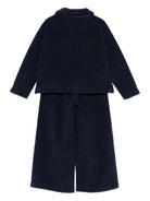 Set tuta sportiva per bambina Il Gufo blu in pile - Rubino Kids