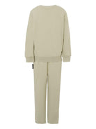 Set tuta sportiva per bambino John Richmond Junior grigio con logo ricamato - Rubino Kids