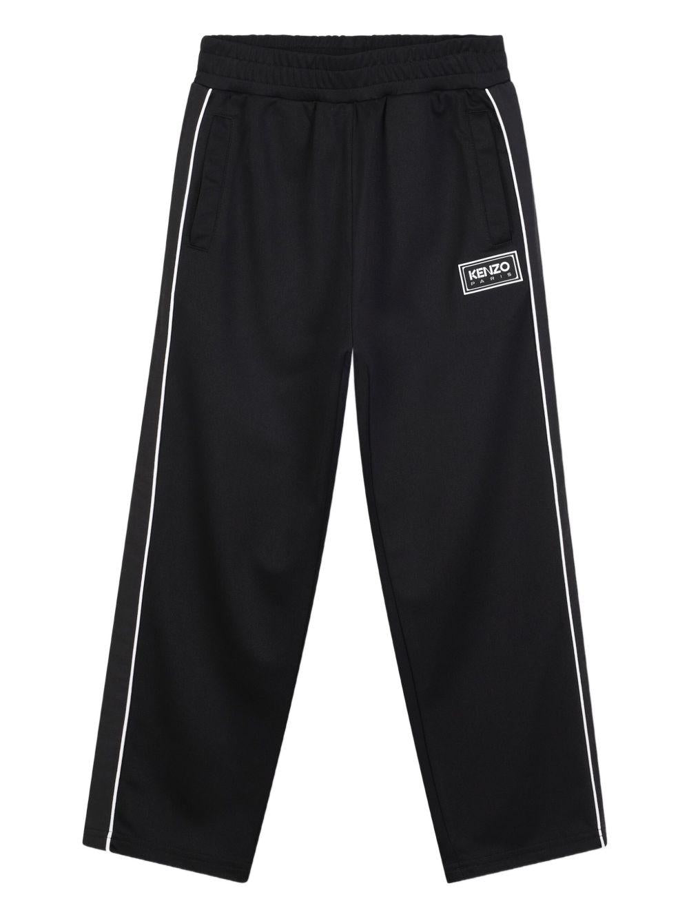 Set tuta sportiva per bambino Kenzo Kids blu con rifiniture a contrasto - Rubino Kids