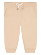 Set tuta sportiva per neonata Chloé Kids beige con logo ricamato - Rubino Kids