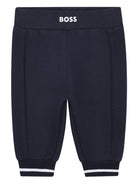 Set tuta sportiva per neonato Boss Kids blu con dettaglio a coste - Rubino Kids