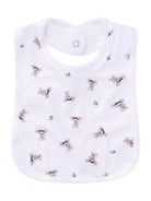 Set tutina bavaglino e cappellino per neonato Polo Ralph Lauren Kids bianco con stampa Teddy Bear - Rubino Kids