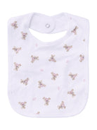 Set tutina cappellino e bavaglino per neonato Polo Ralph Lauren Kids bianco con motivo Polo Bear - Rubino Kids