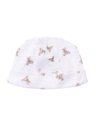 Set tutina cappellino e bavaglino per neonato Polo Ralph Lauren Kids bianco con motivo Polo Bear - Rubino Kids