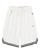 Shorts Adeen per bambino Molo bianchi con bordo a contrasto - Rubino Kids