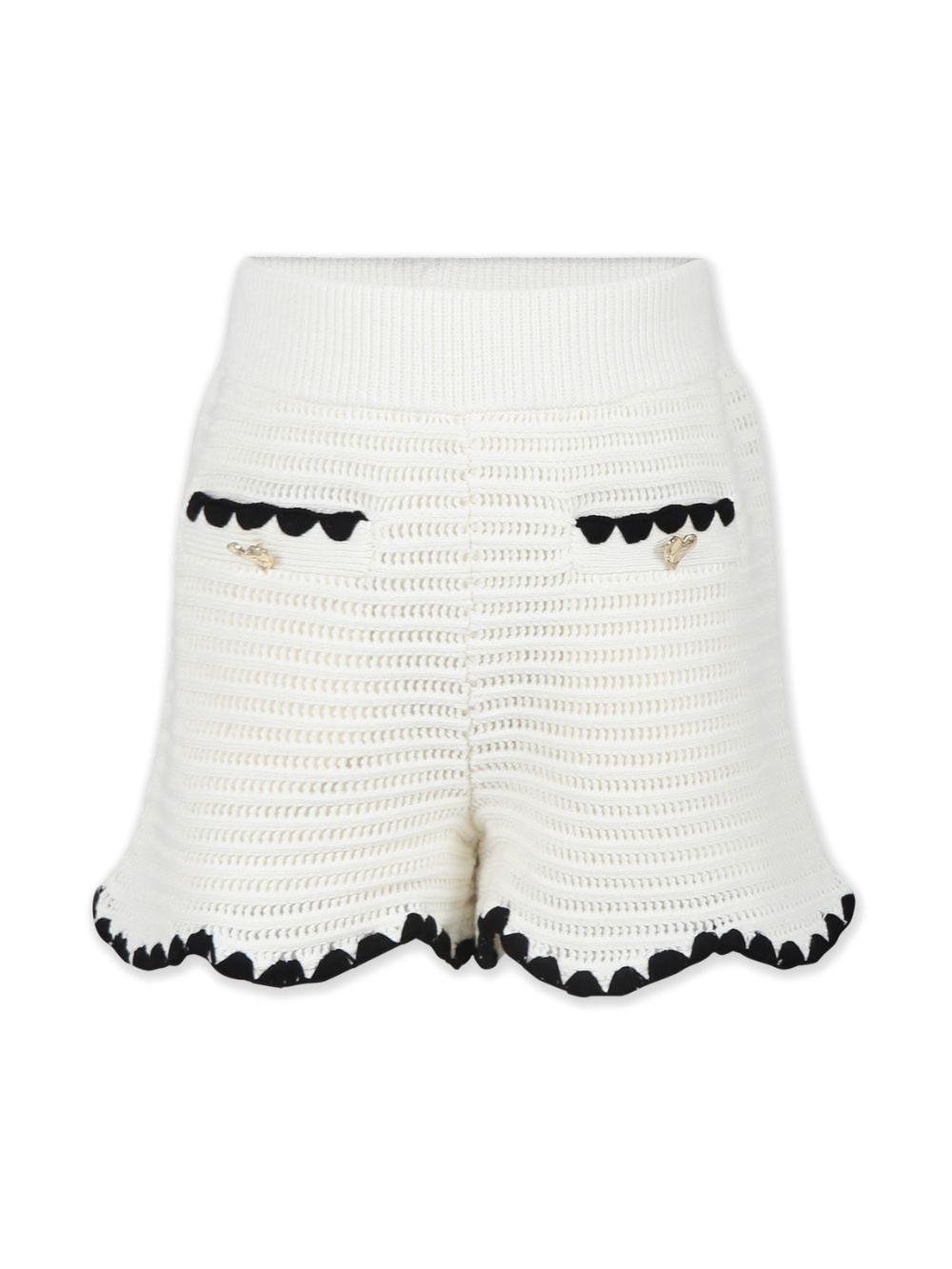 Shorts all'uncinetto - Rubino Kids