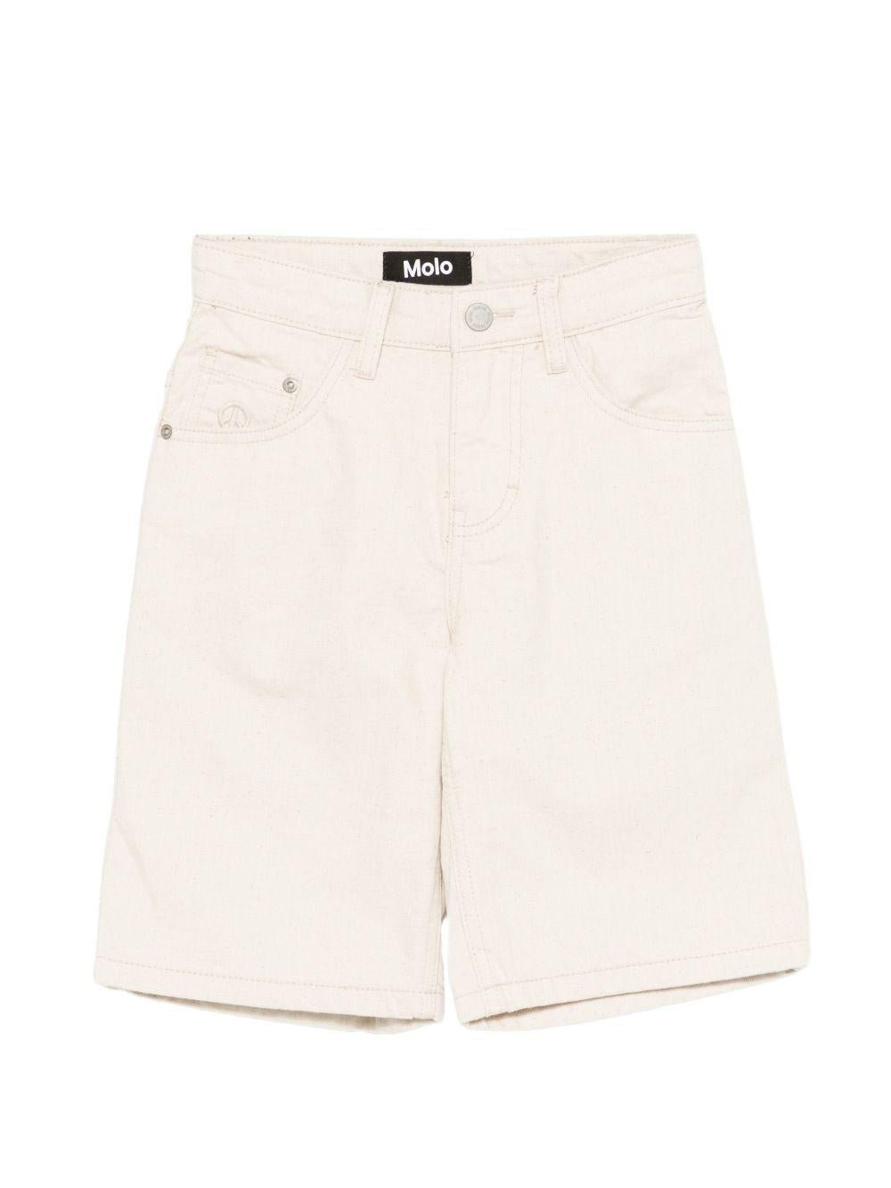 Shorts Alpha per bambino Molo beige con passanti per cintura - Rubino Kids