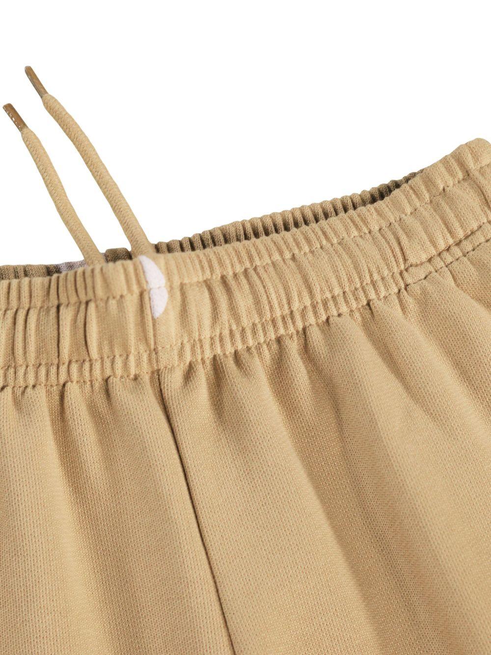 Shorts Amil per bambino Molo beige con stampa smile - Rubino Kids