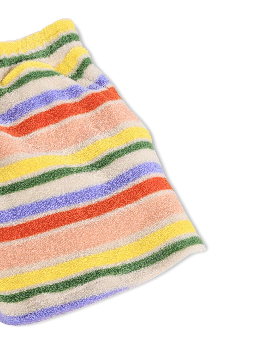 Shorts Angela per bambina Molo multicolore con design a righe - Rubino Kids