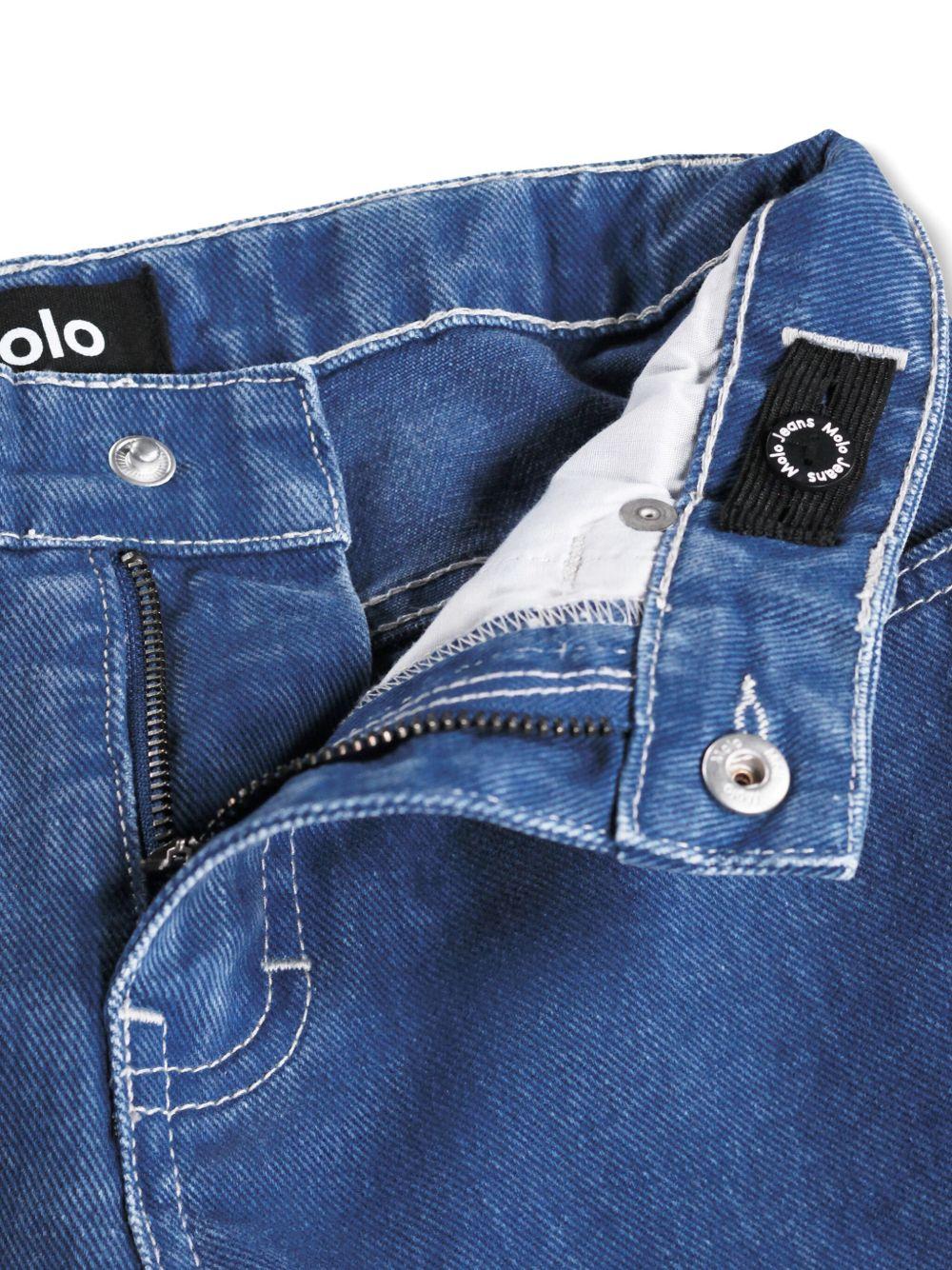 Shorts Arts per bambino Molo denim con design a cinque tasche - Rubino Kids