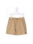 Shorts cargo per bambino Ralph Lauren Kids beige con tasce posteriori - Rubino Kids