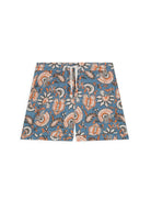 Shorts con fantasie per bambino Louise Misha Kids blu con tasche laterali - Rubino Kids
