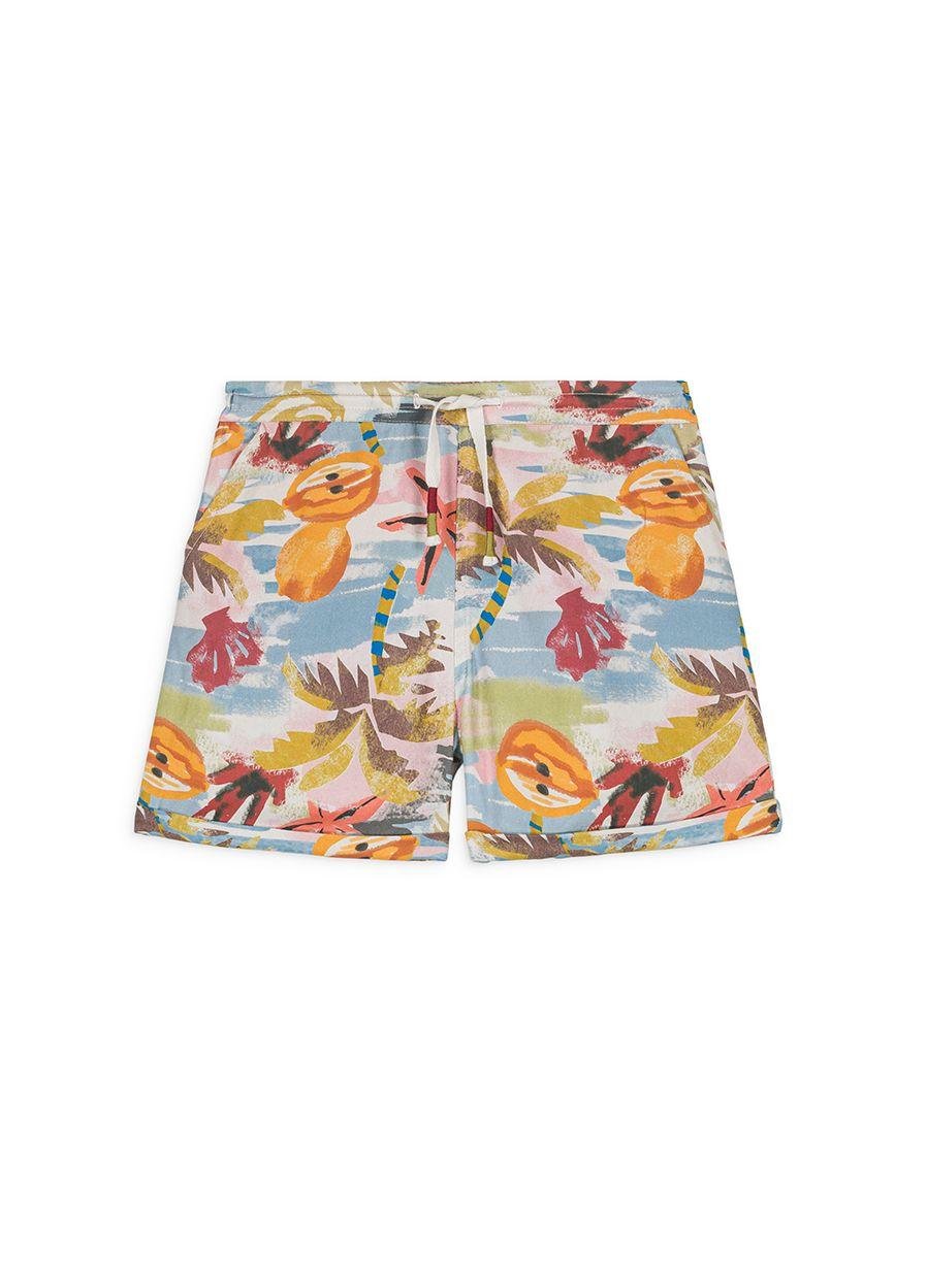 Shorts con fantasie per bambino Louise Misha Kids multicolor con tasche laterali - Rubino Kids