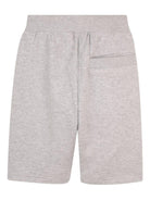 Shorts da bambino Givenchy Kids grigio con stampa logo - Rubino Kids