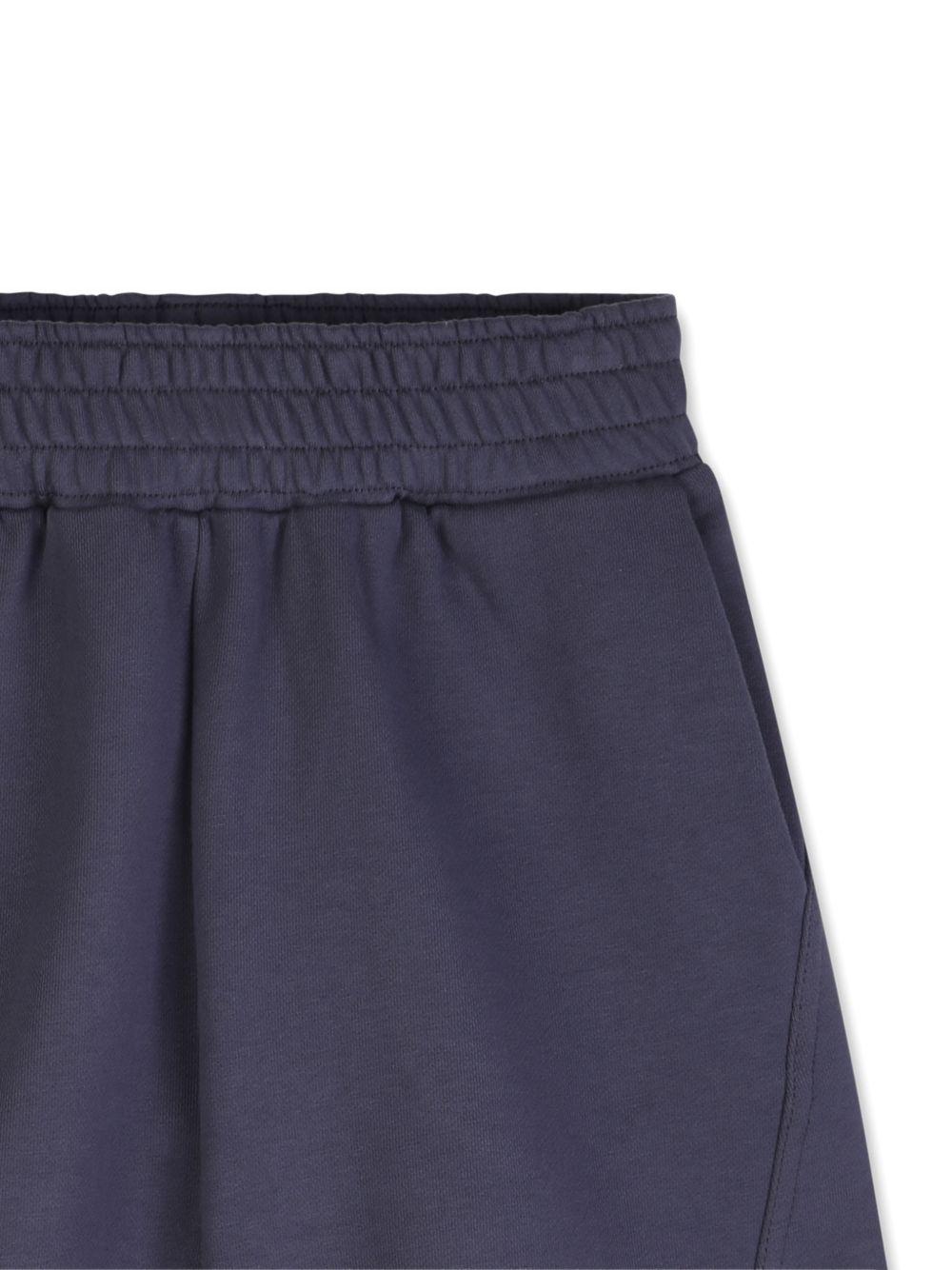 Shorts da bambino Givenchy Kids grigio scuro con cuciture laterali - Rubino Kids