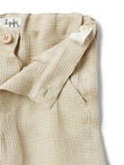 Shorts e camicia per neonato Il Gufo beige - Rubino Kids