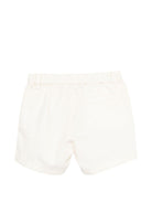 Shorts Leonard per neonato Bonpoint bianchi con vita elasticizzata - Rubino Kids