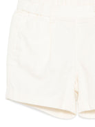 Shorts Leonard per neonato Bonpoint bianchi con vita elasticizzata - Rubino Kids