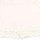 Shorts Mekylana per neonata Louise Misha bianco con bordo a smerlo - Rubino Kids