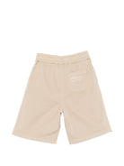 Shorts Peleppe per bambino Golden Goose Kids beige con coulisse in vita - Rubino Kids