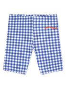 Shorts per bambina Bobo Choses blu a quadri - Rubino Kids