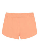 Shorts per bambina Chloé Kids arancione con coulisse - Rubino Kids