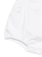 Shorts per bambina Douuod Kids bianchi con elastico in vita - Rubino Kids