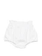 Shorts per bambina Douuod Kids bianchi con elastico in vita - Rubino Kids