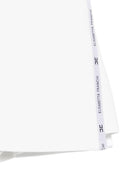 Shorts per bambina Elisabetta Franchi La Mia Bambina bianco con logo - Rubino Kids