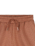 Shorts per bambina Michael Kors Kids marrone con coulisse - Rubino Kids