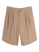 Shorts per bambina Michael Kors Kids marrone con tasche - Rubino Kids
