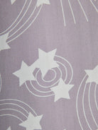 Shorts per bambina Mini Rodini viola con stampa stelle all - over - Rubino Kids