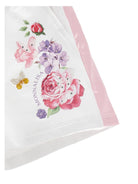 Shorts per bambina Monnalisa bianco con stampa a fiori - Rubino Kids