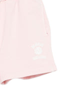 Shorts per bambina MSGM Kids rosa con coulisse - Rubino Kids