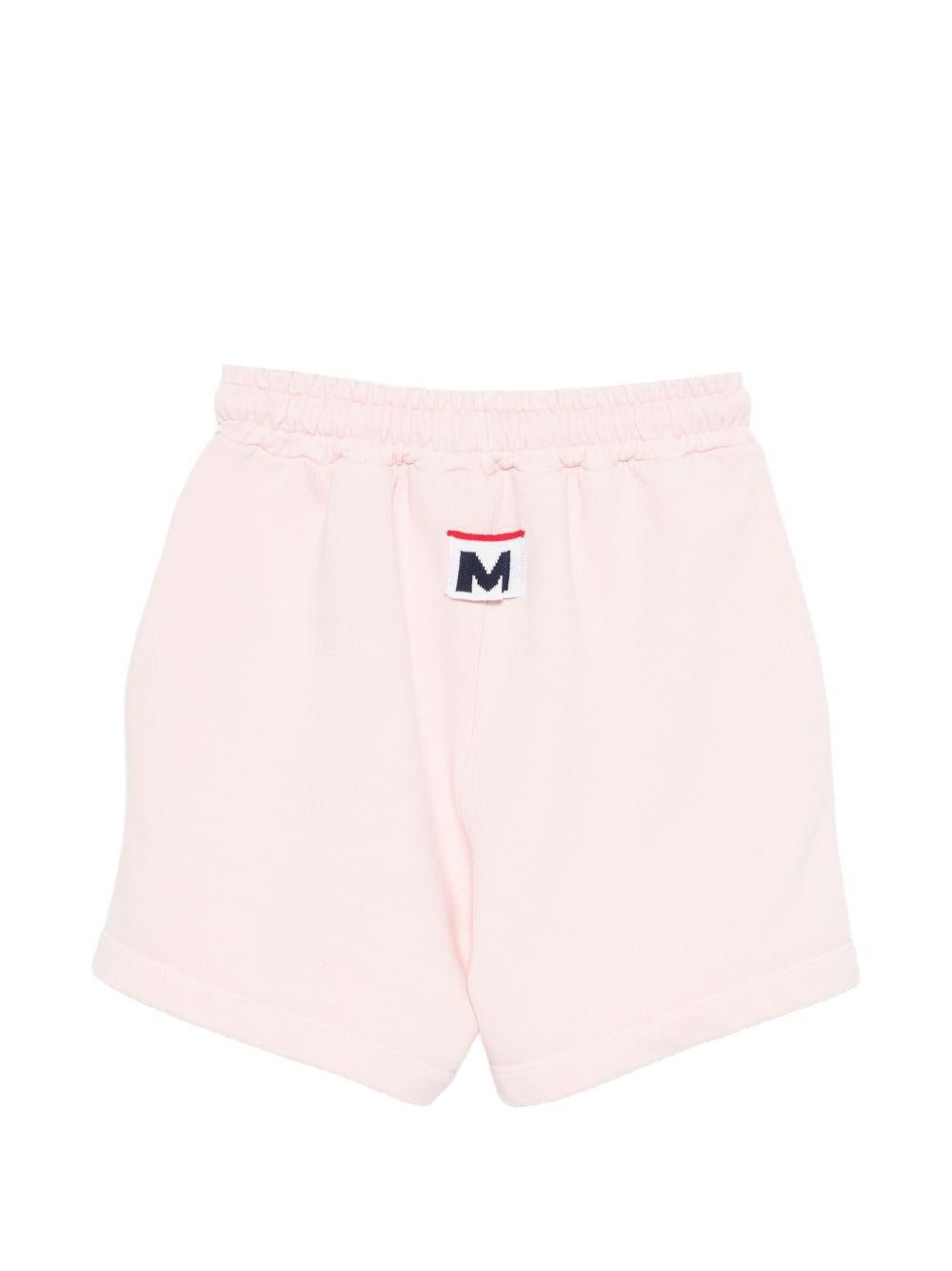 Shorts per bambina MSGM Kids rosa con coulisse - Rubino Kids