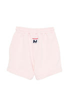 Shorts per bambina MSGM Kids rosa con coulisse - Rubino Kids