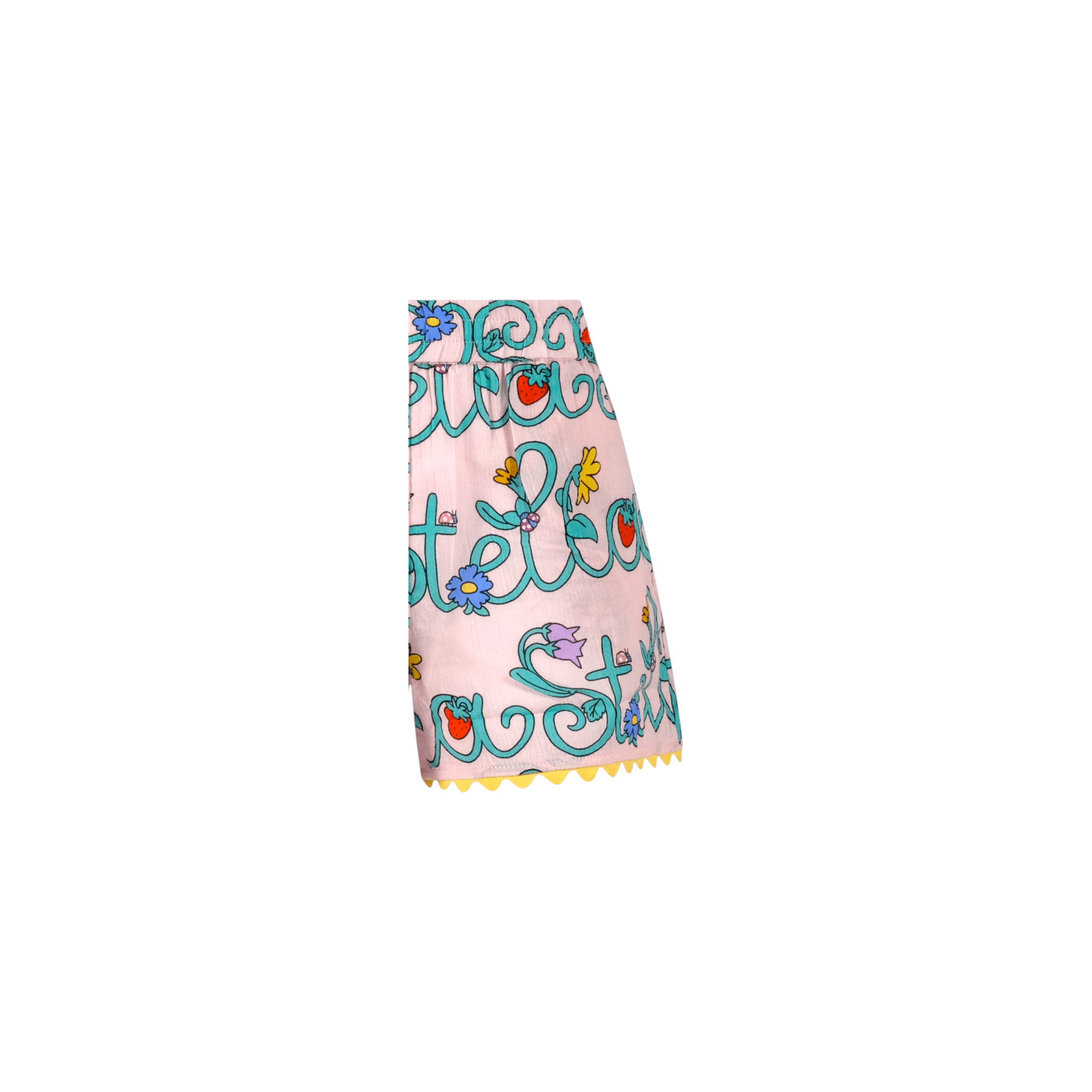 Shorts per bambina Stella McCartney Kids rosa con stampa all - over - Rubino Kids