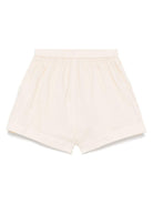Shorts per bambina ZIMMERMANN Kids Lucky beige con decorazione con punto inglese - Rubino Kids