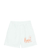 Shorts per bambino Bobo Choses azzurri con stampa "Mr. Pickles the Dog" sul davanti - Rubino Kids