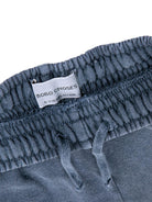 Shorts per bambino Bobo Choses blu con logo ricamato sul davanti - Rubino Kids