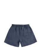 Shorts per bambino Bobo Choses blu con logo ricamato sul davanti - Rubino Kids