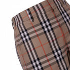 Shorts per bambino Burberry Kids beige con motivo Vintage Check all - over - Rubino Kids