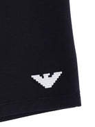 Shorts per bambino Emporio Armani Kids blu con caratteristico logo a forma di aquila - Rubino Kids