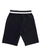 Shorts per bambino Emporio Armani Kids blu con caratteristico logo a forma di aquila - Rubino Kids