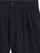 Shorts per bambino Givenchy Kids blu con pieghe - Rubino Kids