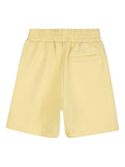 Shorts per bambino Givenchy Kids giallo con stampa logo - Rubino Kids