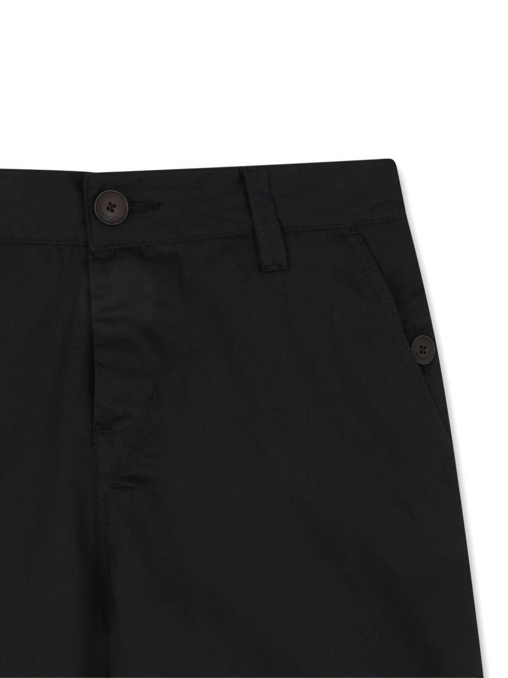 Shorts per bambino Givenchy Kids nero con dettaglio bottoni - Rubino Kids