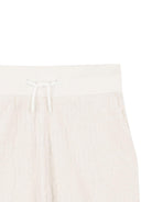 Shorts per bambino Hugo Kids bianco con chiusura a coulisse - Rubino Kids